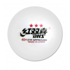 Bola de Tênis de Mesa DHS 3 Estrelas Plastic D40+ Unidade
