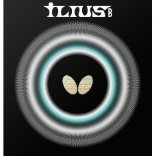 Borracha de Tênis de Mesa Butterfly Ilius B 1.1mm Preta