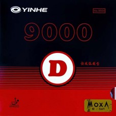 Borracha de Tênis de Mesa Yinhe 9000D Vermelha