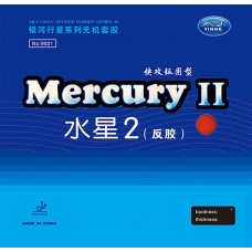 Borracha de Tênis de Mesa Yinhe Mercury II Preta